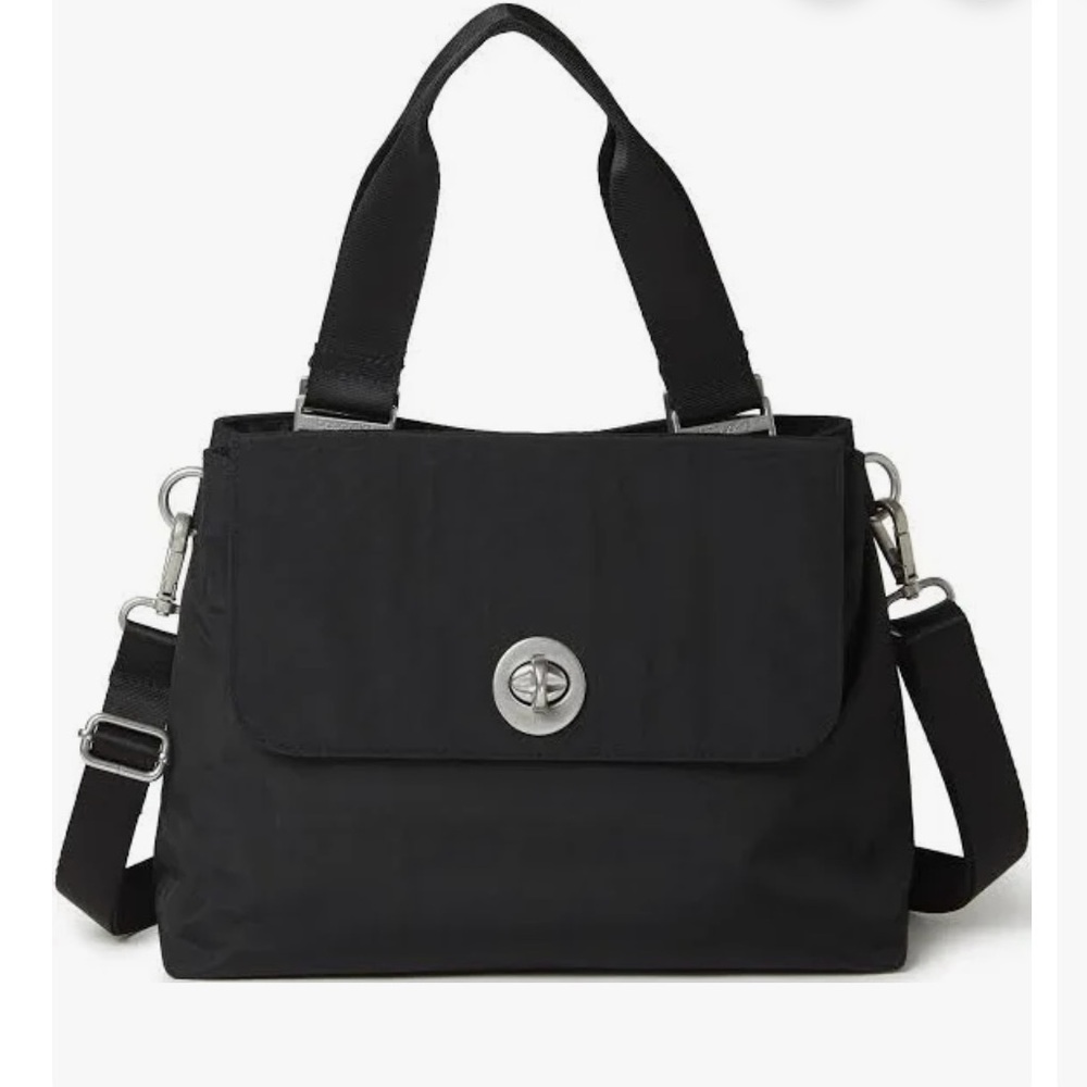 Baggallini Satchel, Tote with Multiple Compartments Turnlock, Crossbody Strap - Picture 15 of 15